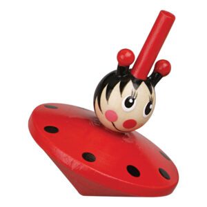 Állatfejes pörgettyű (katica)