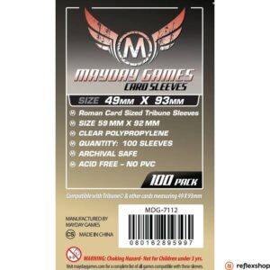 Mayday Games - Roman kártyavédő 49x93 mm (100 db)