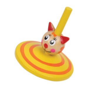 Állatfejes pörgettyű (cica)