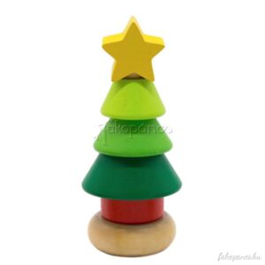 Karácsonyi montesszori torony (kicsi, fenyőfa)