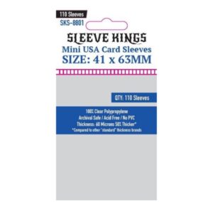 Sleeve Kings - Mini USA kártyavédő 41x63 mm (110 db)