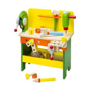 Fa játék munkapad köszörűvel (M)