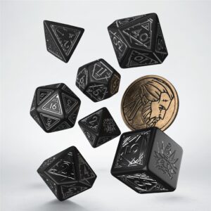 Dobókocka - The Witcher Dice Set: Geralt - Silver Sword