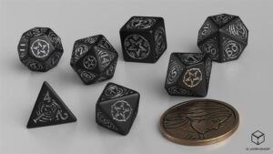 Dobókocka - The Witcher Dice Set: Yennefer - The Obsidian Star