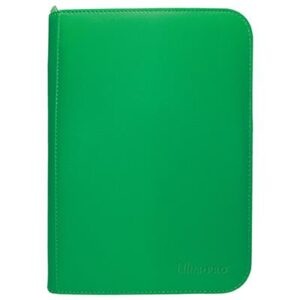 Ultra Pro - Vivid 4-Pocket Zippered PRO-Binder: Green 4-zsebes zipzáros gyűjtői portfólió mappa