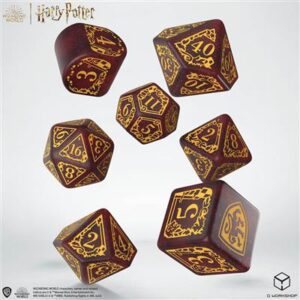 Dobókocka - Harry Potter - Gryffindor Modern Dice Set - Red (7 db-os szett)