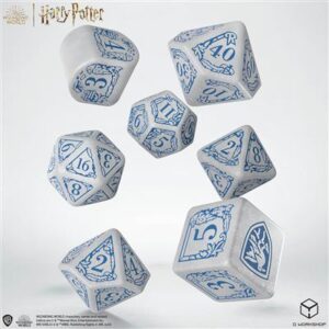 Dobókocka - Harry Potter - Ravenclaw Modern Dice Set - White (7 db-os szett)