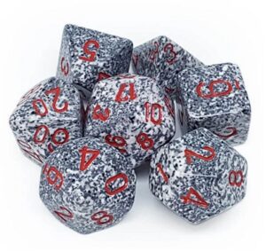 Dobókocka - Chessex Speckled Granite (7 db-os szett)