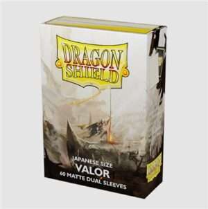 Dragon Shield - Yu-gi-Oh! méretű kártyavédő - Japanese Size Matte Dual Sleeves - Valor (60 Sleeves)