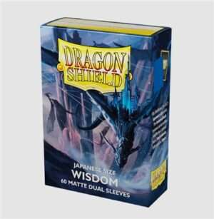 Dragon Shield - Yu-gi-Oh! méretű kártyavédő - Japanese Size Matte Dual Sleeves - Wisdom (60 Sleeves)