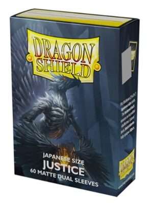 Dragon Shield - Yu-gi-Oh! méretű kártyavédő - Japanese size - Matte Dual - Justice (60 Sleeves)