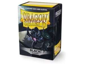 Dragon Shield - Standard Sleeves - Black (100 Sleeves)