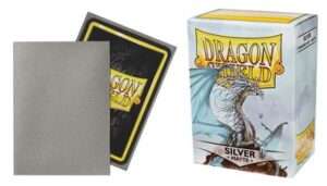 Dragon Shield - Standard Sleeves - Matte Silver (100 Sleeves)