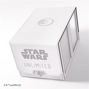 Pakli tartó - Gamegenic - Star Wars: Unlimited Double Deck Pod - White/Black