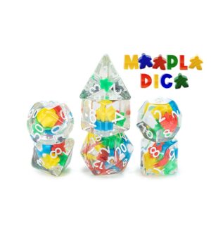 Dobókocka - Inclusion Dice - Meeple Dice (7 db-os szett)