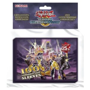 Konami - Yu-gi-Oh! méretű kártyavédő (100 db) - Grandopolis, The Eternal Golden City Card Sleeves