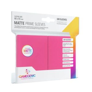 Gamegenic - Matte Prime Sleeves Pink kártyavédő (100 db)