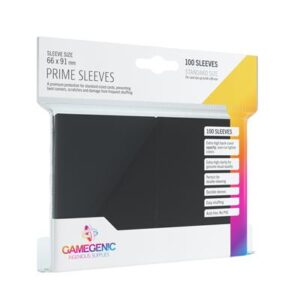 Gamegenic - Prime Sleeves Black kártyavédő (100 db)