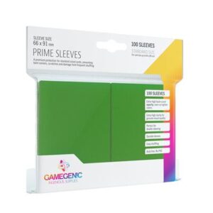 Gamegenic - Prime Sleeves Green kártyavédő (100 db)