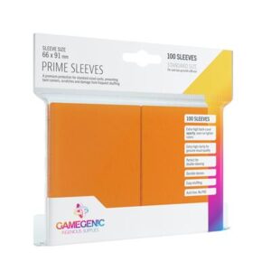 Gamegenic - Prime Sleeves Orange kártyavédő (100 db)