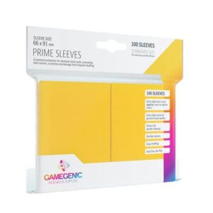 Gamegenic - Prime Sleeves Yellow kártyavédő (100 db)