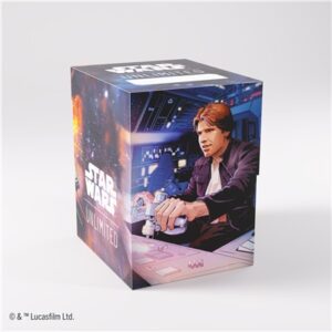 Pakli tartó - Gamegenic - Star Wars: Unlimited Soft Crate - Han Solo/Millenium Falcon