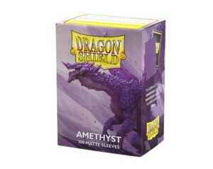 Dragon Shield Standard size Matte Sleeves - Amethyst (100 Sleeves)