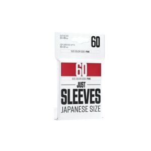 Just Sleeves - Yu-gi-Oh! méretű kártyavédő - Japanese Size Red (60 Sleeves)