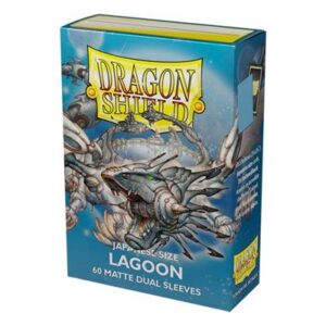 Dragon Shield - Yu-gi-Oh! méretű kártyavédő - Japanese size - Matte Dual - Lagoon 'Saras' (60 Sleeves)