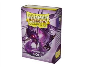 Dragon Shield - Yu-gi-Oh! méretű kártyavédő - Japanese size - Matte Dual - Metallic Purple / Soul (60 Sleeves)