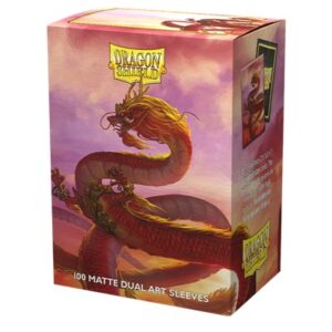 Dragon Shield Art Sleeves - Standard size - Matte Dual - Year of the Wood Dragon (100 Sleeves)
