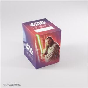 Pakli tartó - Gamegenic - Star Wars: Unlimited Soft Crate - Qui-Gon Jinn