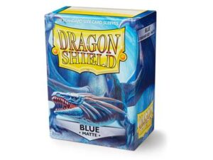 Dragon Shield - Standard Sleeves - Matte Blue (100 Sleeves)