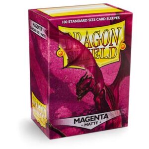 Dragon Shield - Standard Sleeves - Matte Magenta (100 Sleeves)