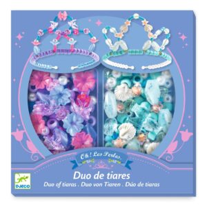 Ékszerkészítő készlet - Páros tiara, kék - Duo of tiaras, Blue
