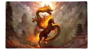 Dragon Shield Playmat – Fire Horse 2026 – Playmat tartóval