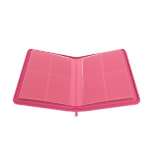 Gamegenic - Zip-Up Album 8-Pocket - Pink 8-zsebes zipzáros gyűjtői portfólió mappa