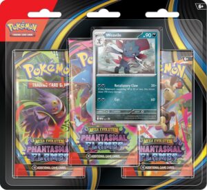 Pokemon TCG - Phantasmal Flames 3-Pack Blister