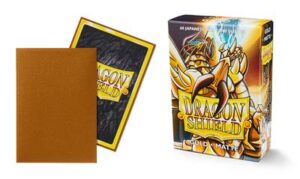 Dragon Shield - Yu-gi-Oh! méretű kártyavédő - Japanese size - Matte - Gold (60 Sleeves)