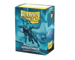Dragon Shield Dual Matte Sleeves - Sparkles - Amazonite (100 Sleeves)