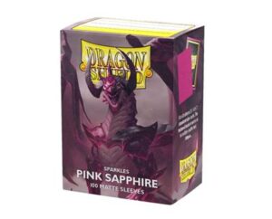 Dragon Shield Dual Matte Sleeves - Sparkles - Pink Sapphire (100 Sleeves)