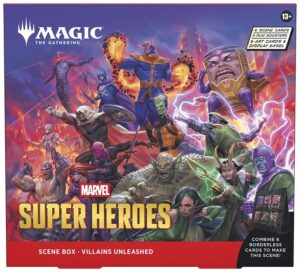 Magic the Gathering TCG - Marvel Super Heroes Scene Box - Villains Unleashed